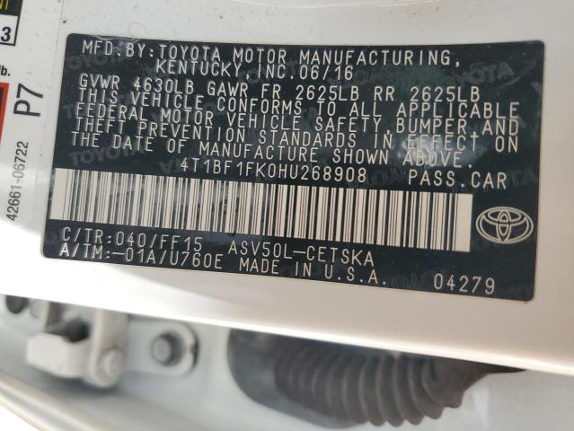 Car Image 2017 TOYOTA CAMRY